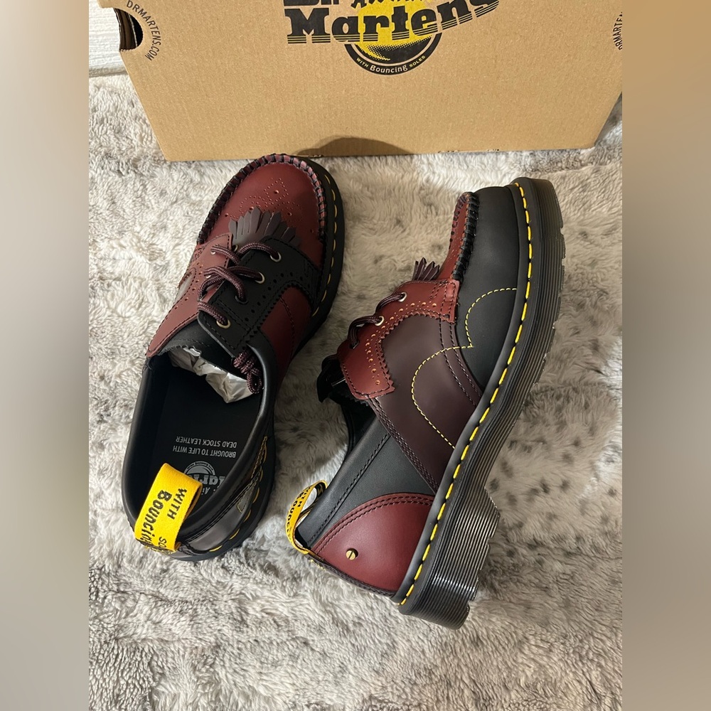 1461 Fused Patchwork Men’s Brogue Derby MSRP$260  English Refined Aesthetic